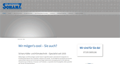 Desktop Screenshot of kaelte-schanz.de